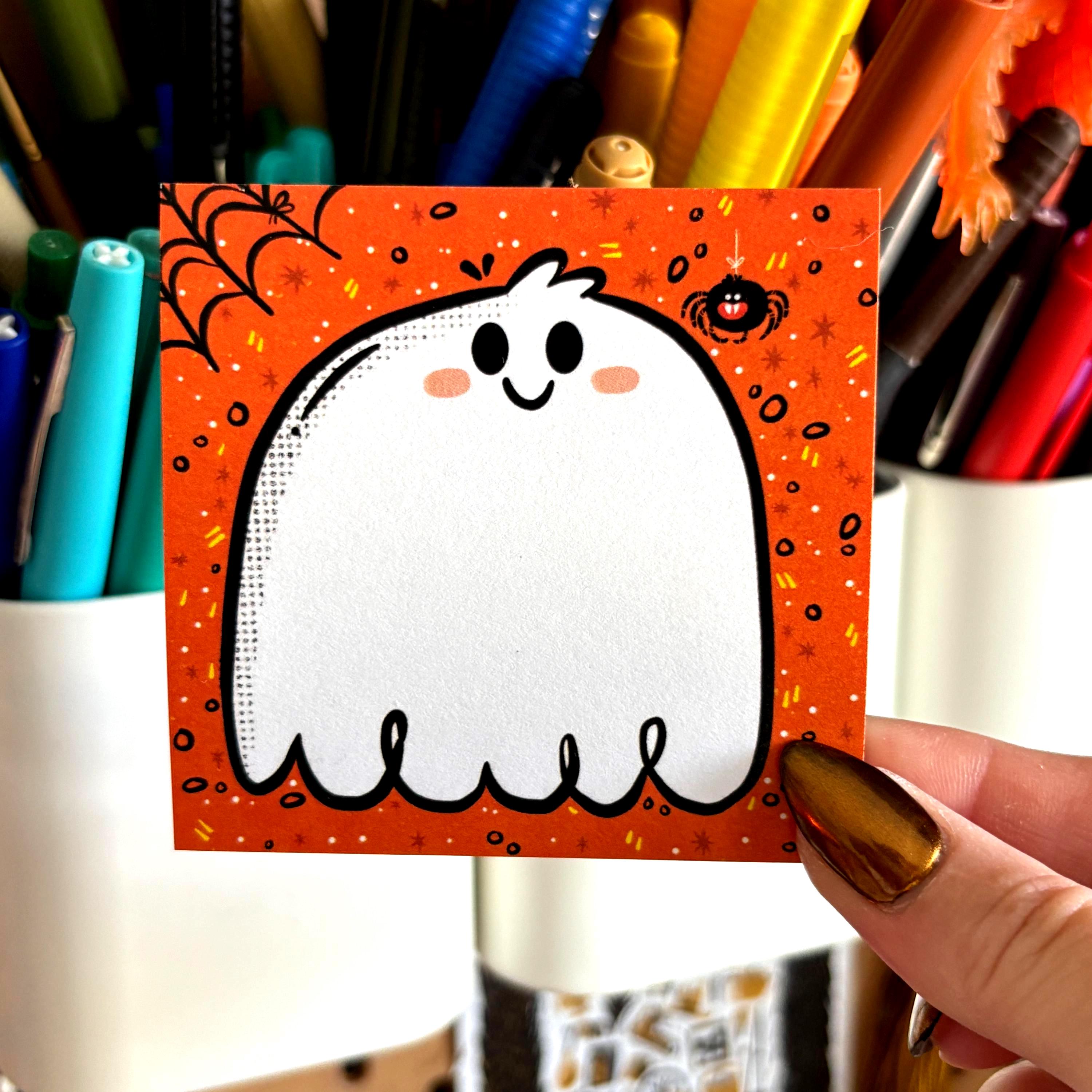 thumbnail image 2 of 36 Set Halloween Sticky Note And Pen Set 36 Halloween 2 of 11
