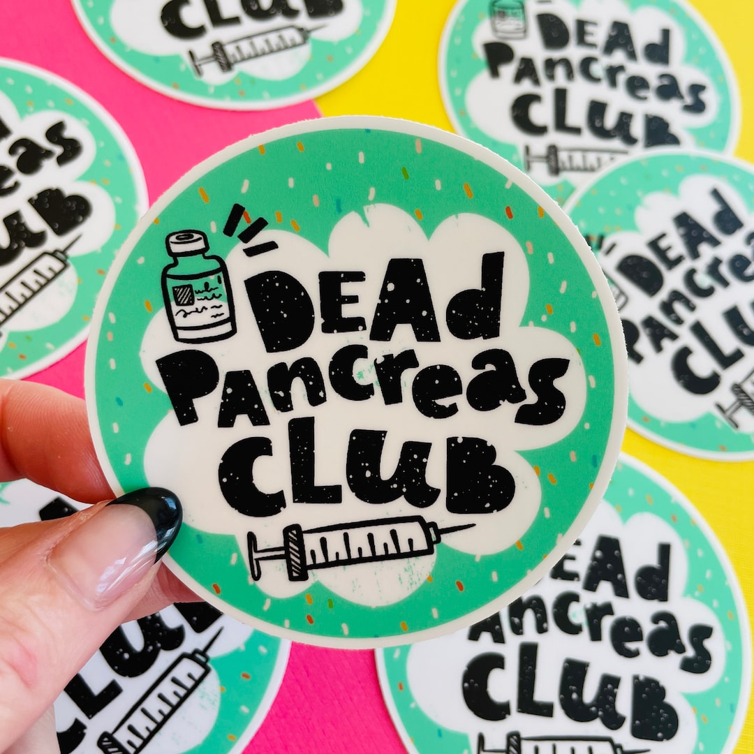 Diabetes Sticker - Diabetes Bag Sticker - Diabetic ID Tag - Dead ...