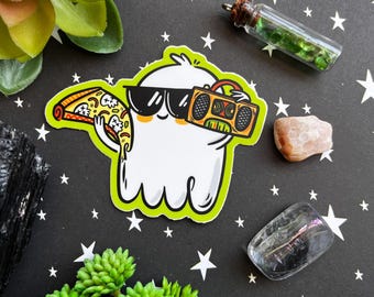 Hot Ghoul Summer Pizza Vinyl Sticker