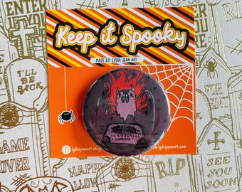 Ouija Spirit Halloween Pin » Halloween Pin » Halloween Button » Ouija Pin » Ouija Button for Spooky Fans