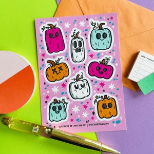 Pumpkin Patch Sticker Sheet for Planners or Mailing Letters
