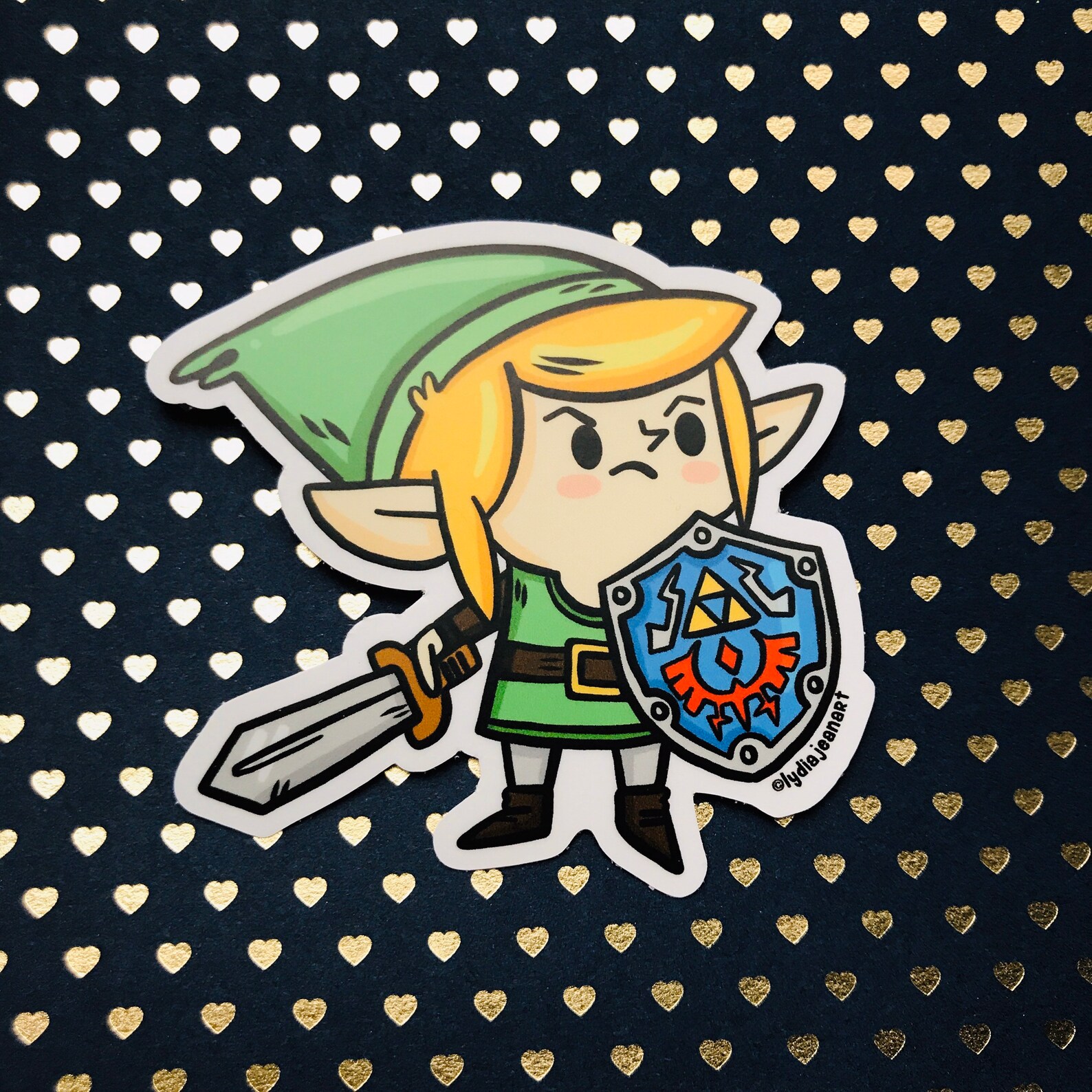 Cute Zelda vinyl sticker Link Sticker Zelda Sticker Etsy