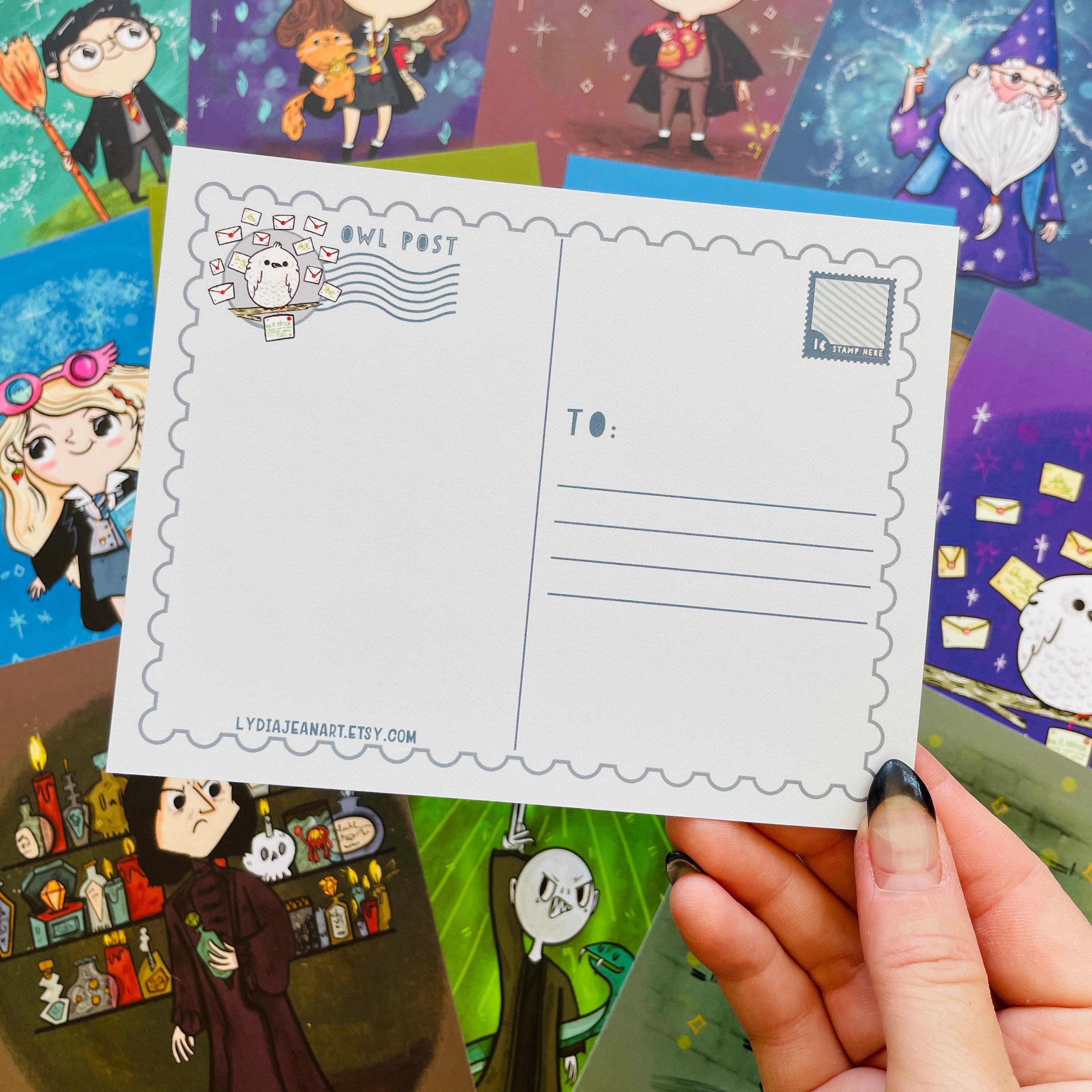 Wizard Postcards | Wizard Pals Art Print Set | Fan Art (Includes 11 d…