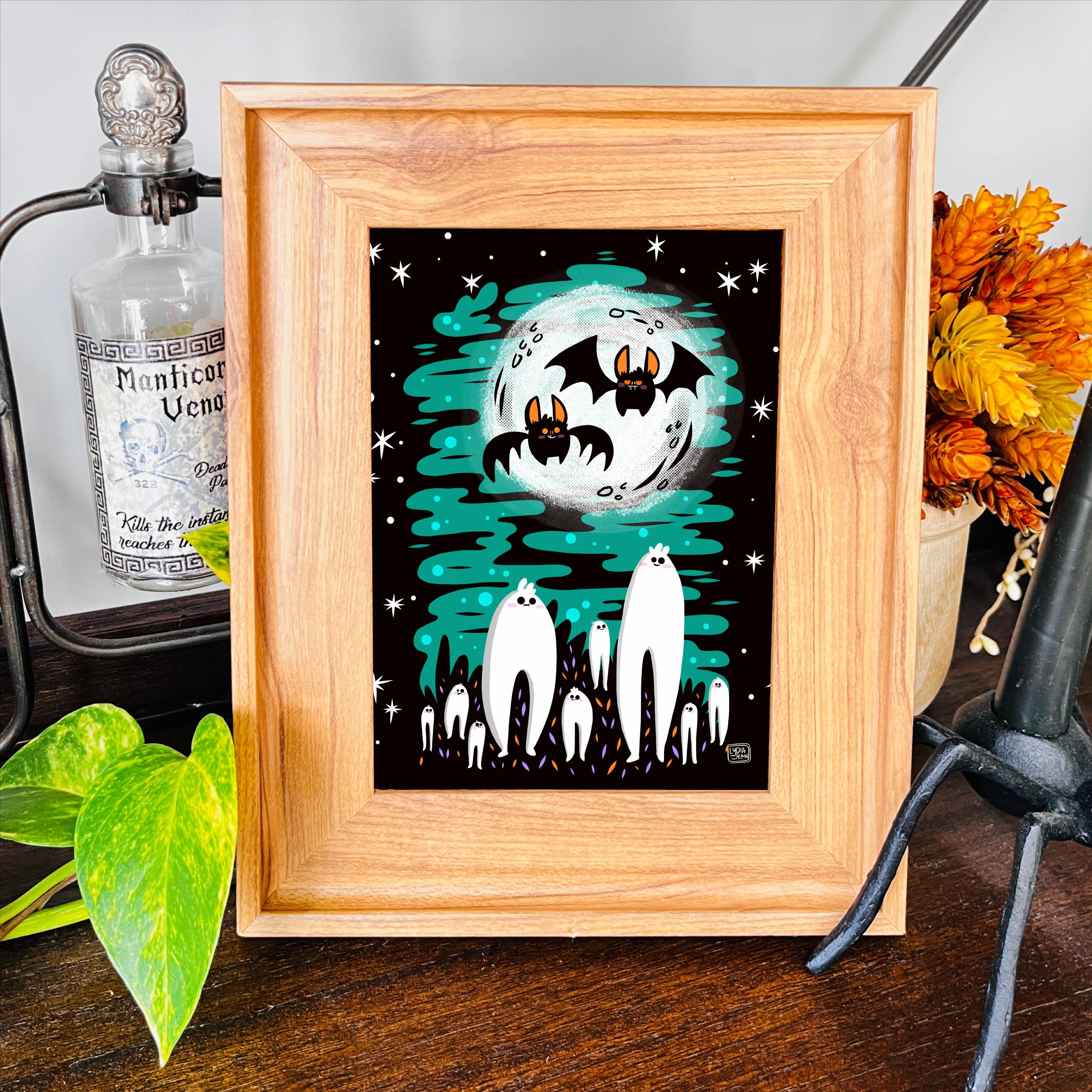 Fresno Nightcrawler Art Print: Spooky Halloween Illustration - Etsy
