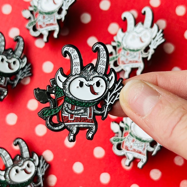 Krampus Enamel Pin - Krampus Pin - Guss Vom Krampus - Enamel Pin Cute - Krampus gift