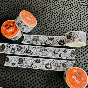 Spooky Stuff Halloween Washi Tape - Crafting Tape - Tape for Journaling