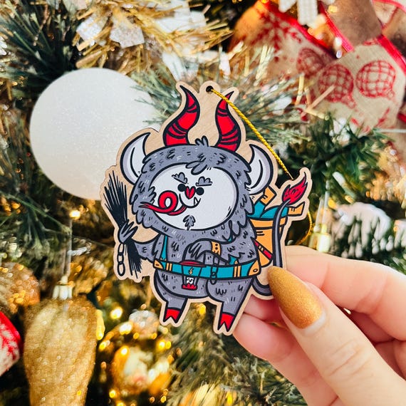 Merry Krampus Ornament: Creepmas Tree Bauble