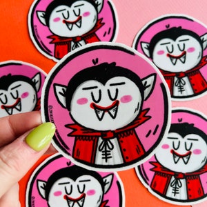 Vampire Cutie vinyl sticker | Blood Sucker Sticker | Halloween Sticker | Spooky Art