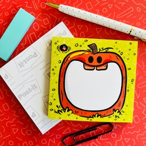 Pumpkin Post-It Sticky Notepad