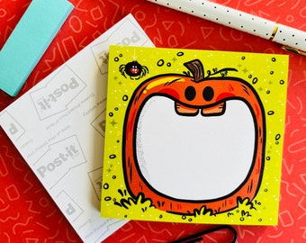 Pumpkin Post-It Sticky Notepad