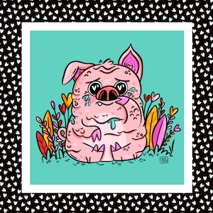 Squonk Love Art Print
