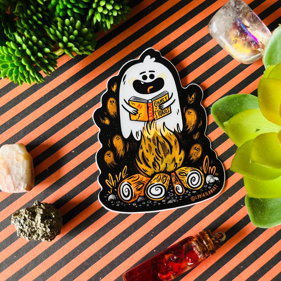 Ghost Stories Vinyl Sticker | Halloween Sticker | Gift for Halloween ...