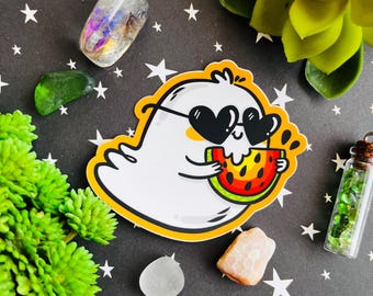 Hot Ghoul Summer Watermelon Vinyl Sticker