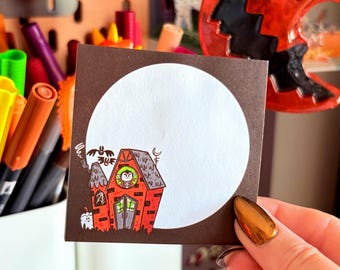 Plaknotities vampier: Halloween-memoblok, gothic briefpapier