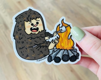 Big Foot vinyl sticker | Sasquatch Sticker | Cryptid Sticker | Yeti Sticker