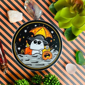 Floaty Ghostie Vinyl Aufkleber