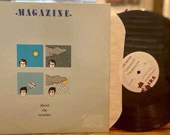 Magazine - About the Weather (1981) single, used 33 vinyl, clean, plays well, slight warping, sp70404