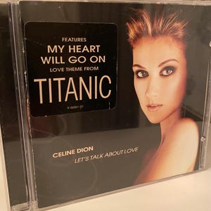 Celine Dion - Let’s Talk About Love (1997) used CD, cleaned/good condition/plays well. Titanic, My Heart Will Go On