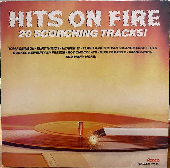 Hits on Fire - 20 Scorching Tracks (1983)、中古レコード33LP 