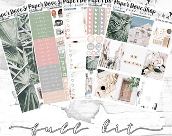 Zoey Full Kit-- Planner Kit, Decorative Stickers, Planner Stickers, Blogger/Lifestyle/Sophisticated Kit