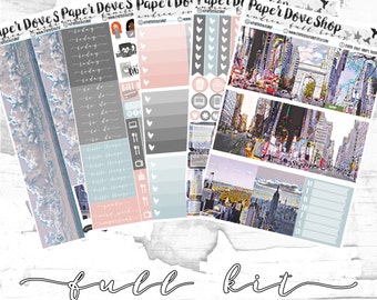 Andrea Full Kit-- Planner Kit, Decorative Stickers, Planner Stickers, NYC Kit