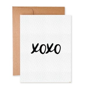 | XOXO Carte minimale