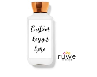 Customized labels for Bath & Body Works Body Lotion