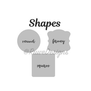 Custom design Round or Square or Fancy shape Stickers image 3
