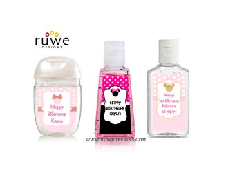 Minnie Mouse - Custom Hand Sanitizer Labels