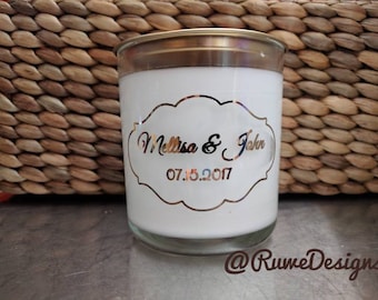 Custom Metallic Foiled Clear Stickers, Personalized Labels