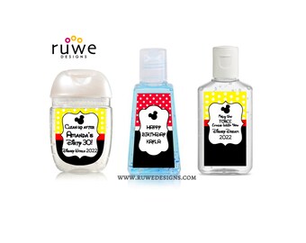 Mikey Mouse - Custom Hand Sanitizer Labels