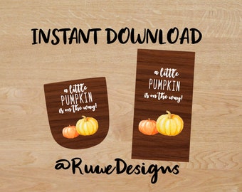 Little Pumpkin on the way!  - Instant download