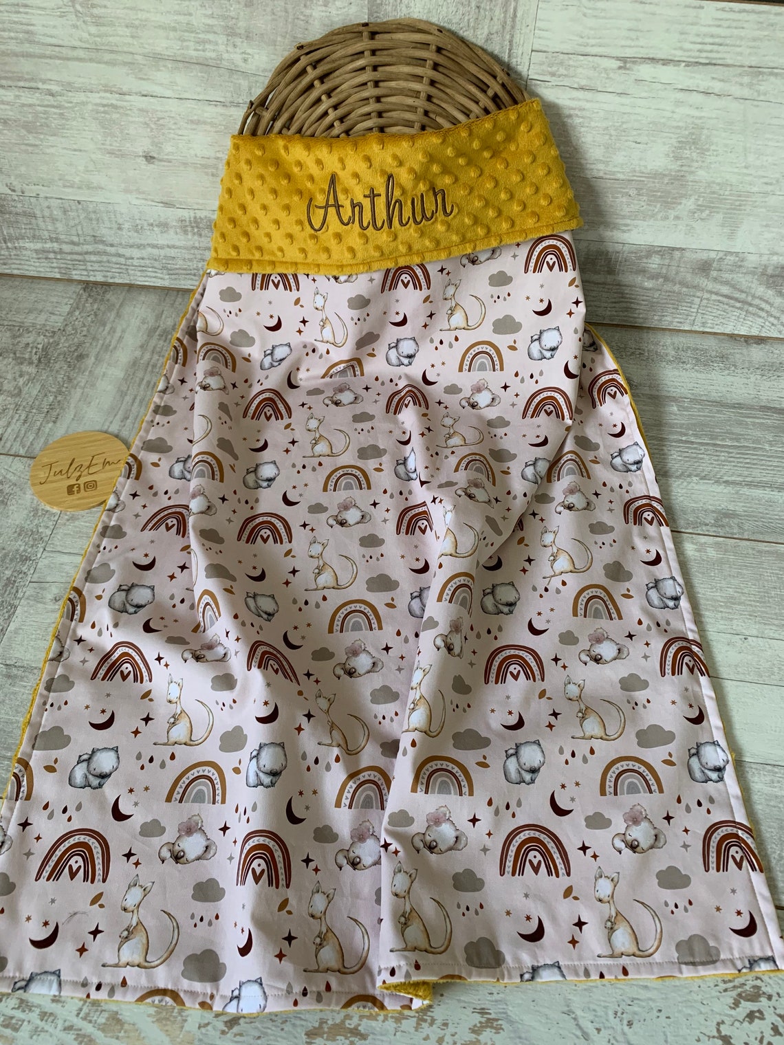 Personalised baby blanket pram blanket cradle blanket Etsy