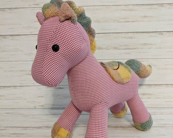 Memory Horse // Keepsake Horse //Stuffed Horse