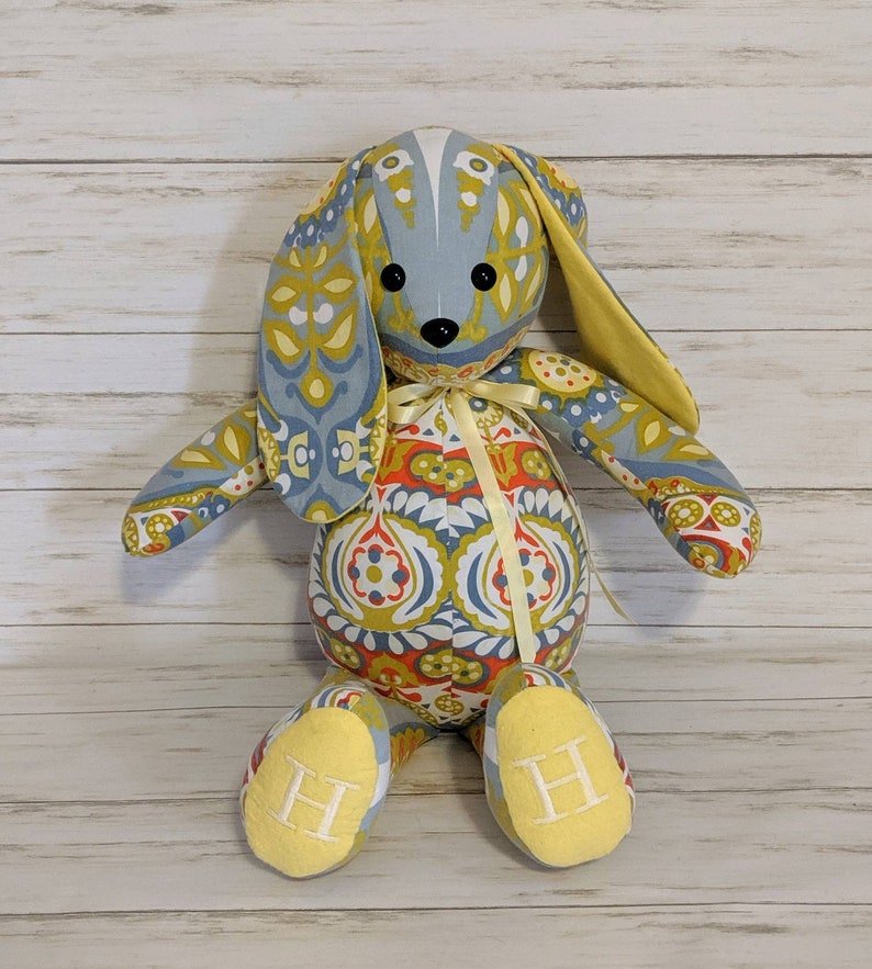 Memory Bunny // Keepsake Bunny // Custom Order Stuffed Bunny | Etsy