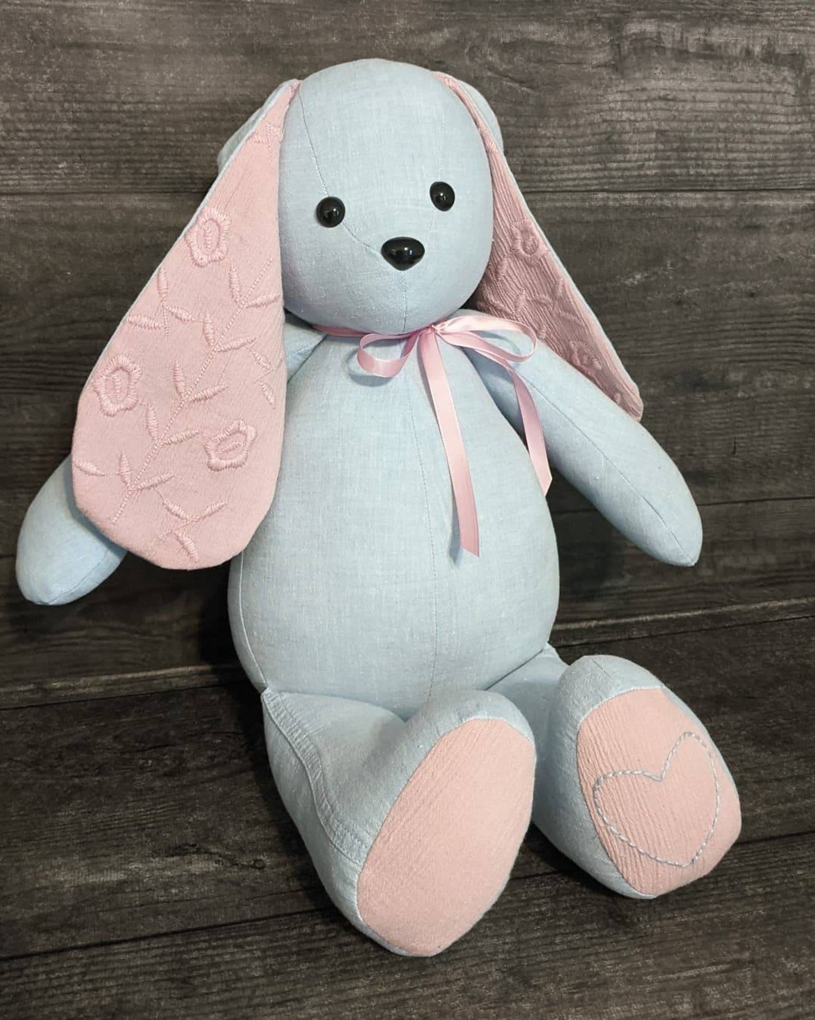 Memory Bunny // Keepsake Bunny // Custom Order Stuffed Bunny | Etsy