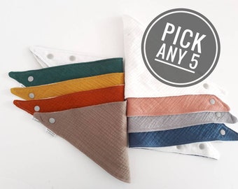 Baby Halstuch Dreieckstuch Weiß Taufe festlich Babytuch zum Kleid Latz Lätzchen