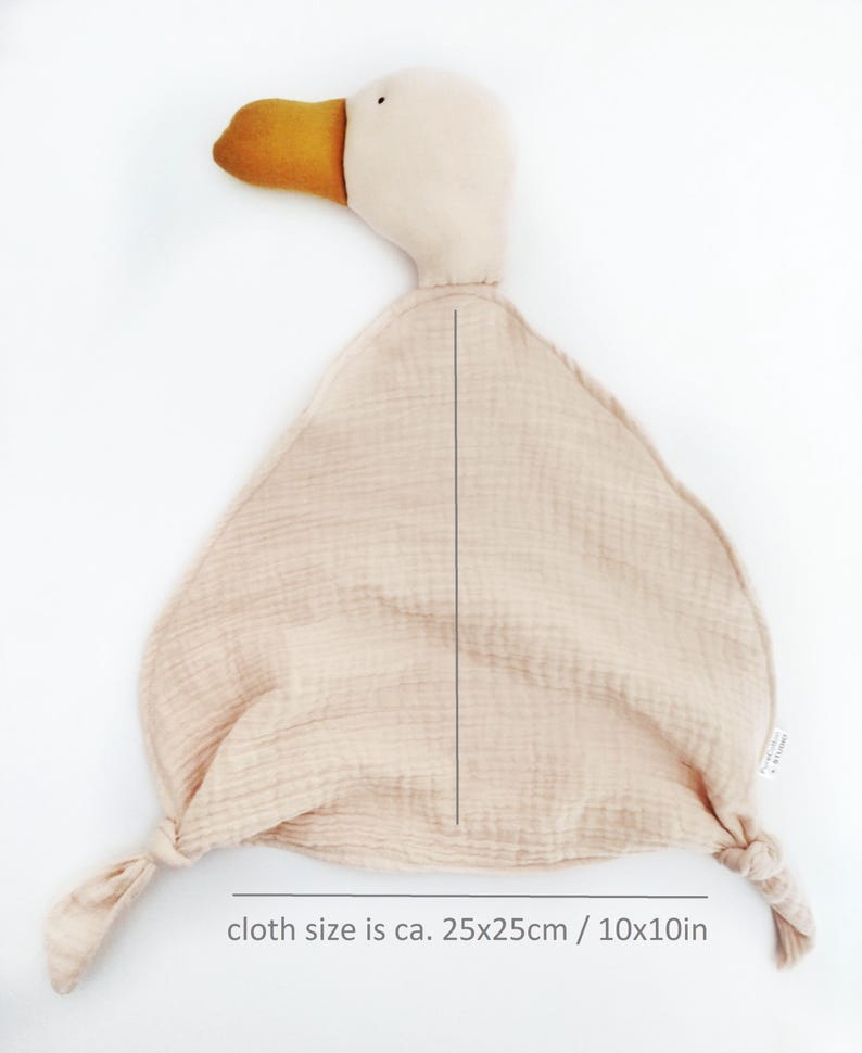 cuddle cloth measurements are ca. 25x25cm / 10x10in