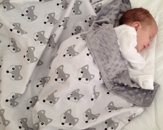 fox swaddle blanket