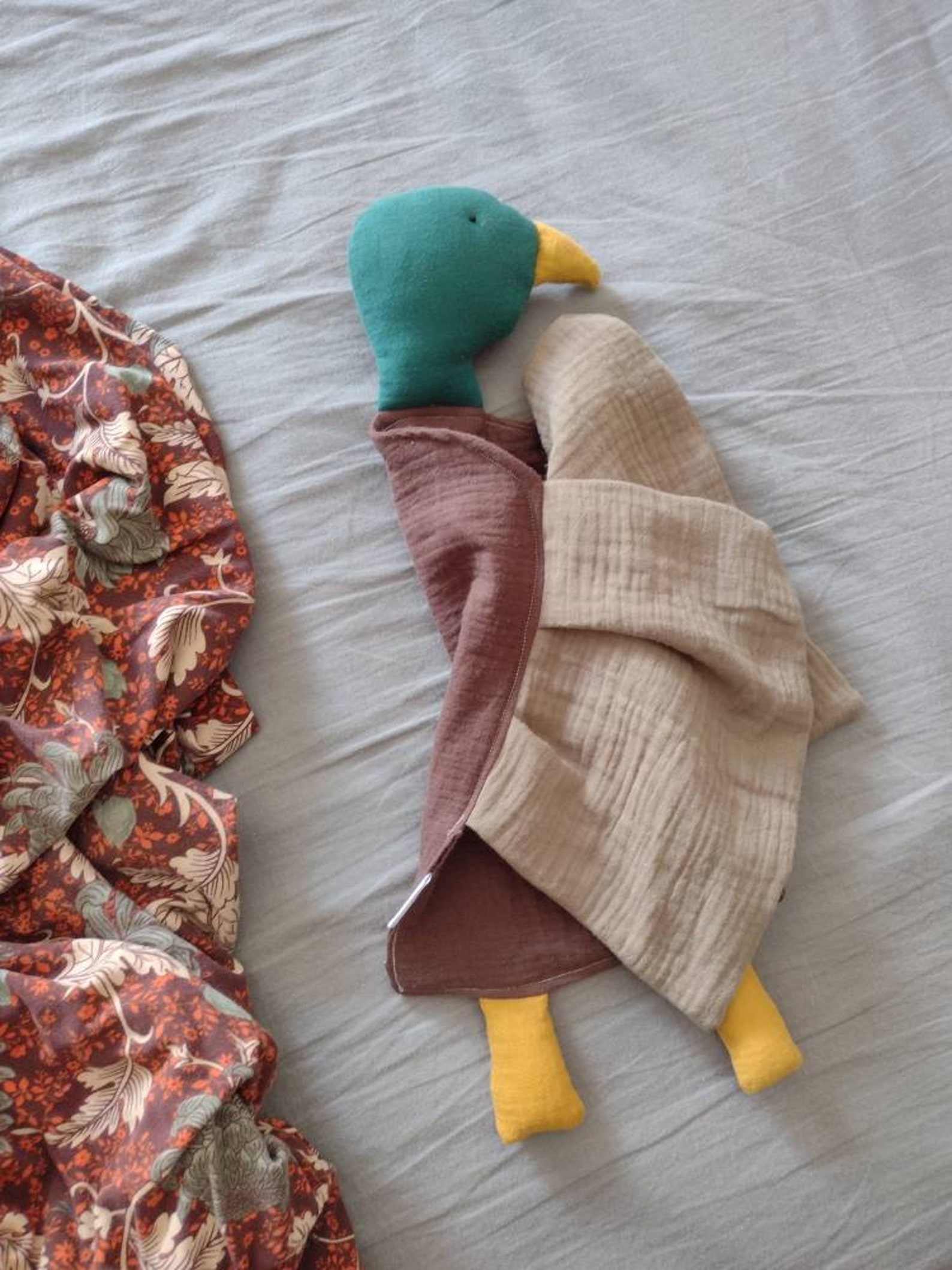 Mallard Duck Comfort Baby Blanket Natural Cuddly Cloth for Etsy
