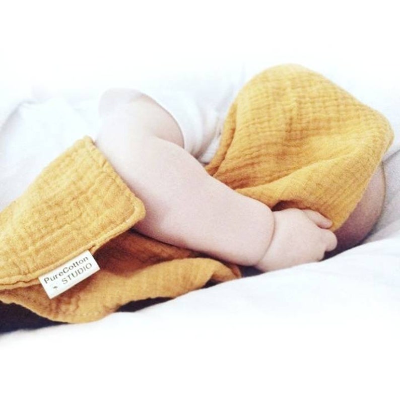 Organic baby comfort blanket personalised muslin baby lovey Etsy
