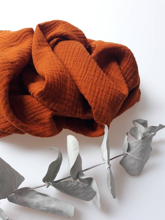 burnt orange swaddle