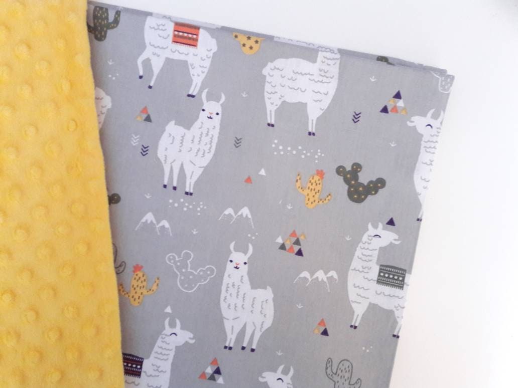 llama swaddle blanket