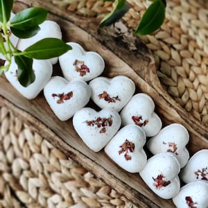 Rekindle:  Romantic Rose Bath Bomb *Organic Ingredients with no artificial fragrance*