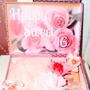Sweet 16 Gift, 16th Birthday Gift Girl Spa Gift, Pink Personalized