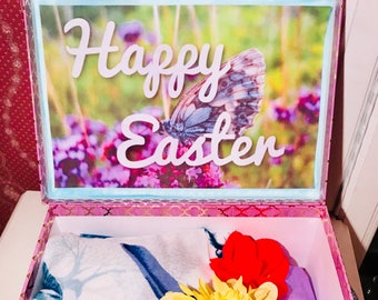 Easter YouAreBeautifulBox. Easter Basket. Easter Basket for Girls. Easter College Care Package. Easter Decor. Religious Care Package.