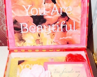 You Are Beautiful YouAreBeautifulBox | You Are Beautiful Gift |Cheer Up Gift |Cute Care Package| Kawaii Gift Box | You Are Beautiful Box