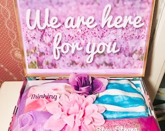 Sympathy Gift Box, Personalized Grief Care Package, Inspirational
