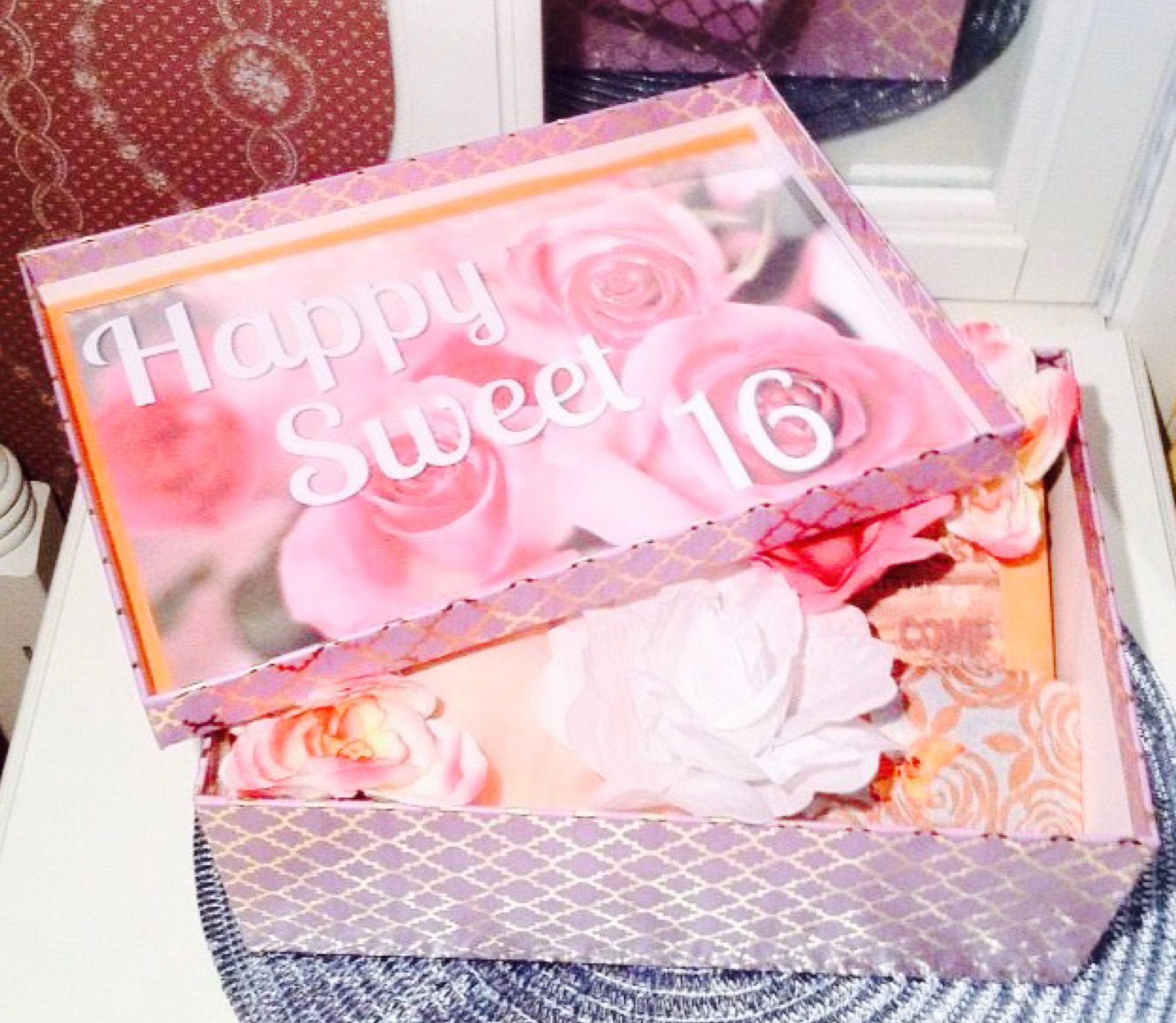 Sweet 16 YouAreBeautifulBox Sweet Sixteen Gift Box Birthday Gift for
