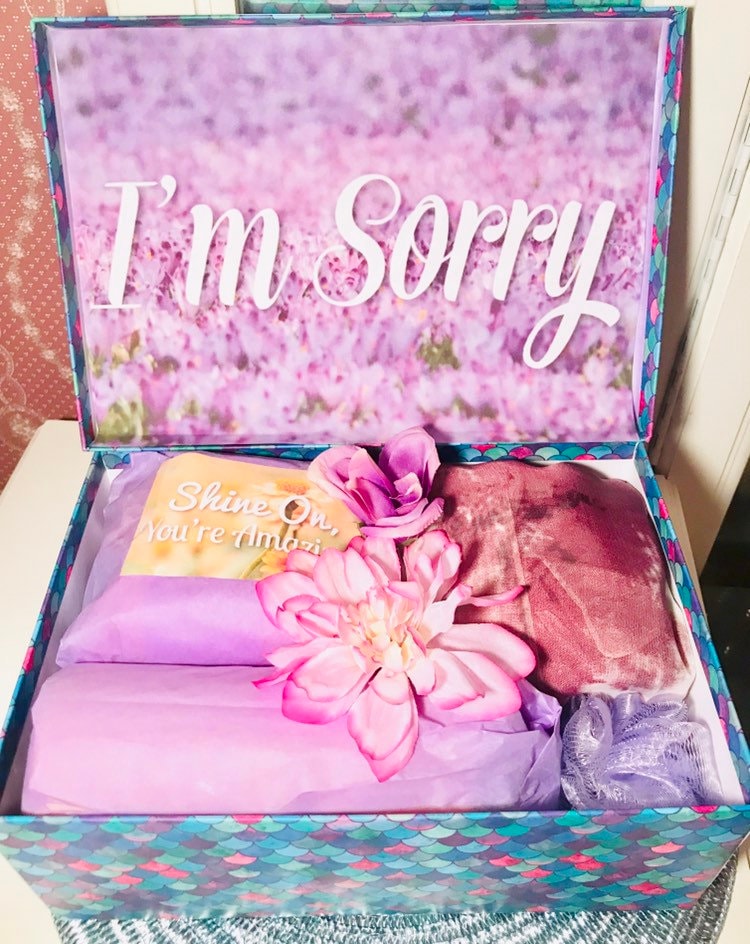 I M Sorry Youarebeautifulbox I M Sorry Gift Box Etsy
